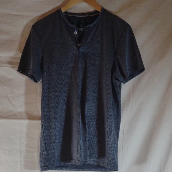 Two Men's Casual Button Down Shirts in Blue and Tan with Soft Texture Size M - Picture 4 of 11